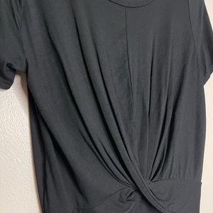 Tie Up Effect Crop Top